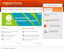 Tablet Screenshot of fondbolagen.se